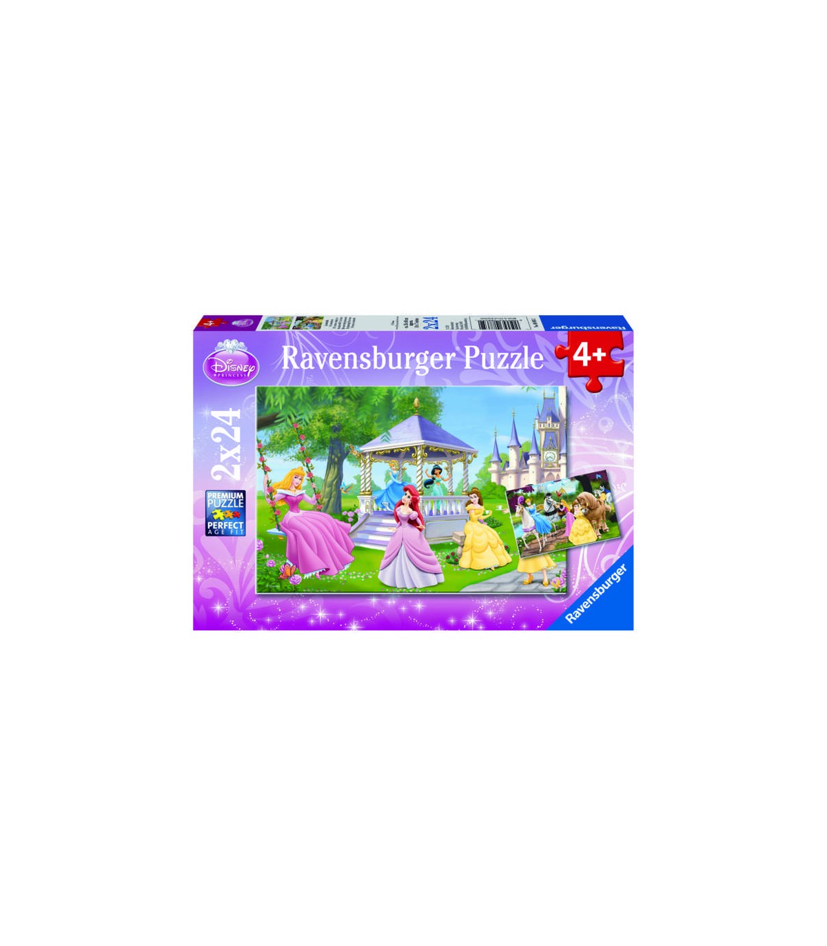 2 Puzzle da 24 Pezzi - Principesse Disney
