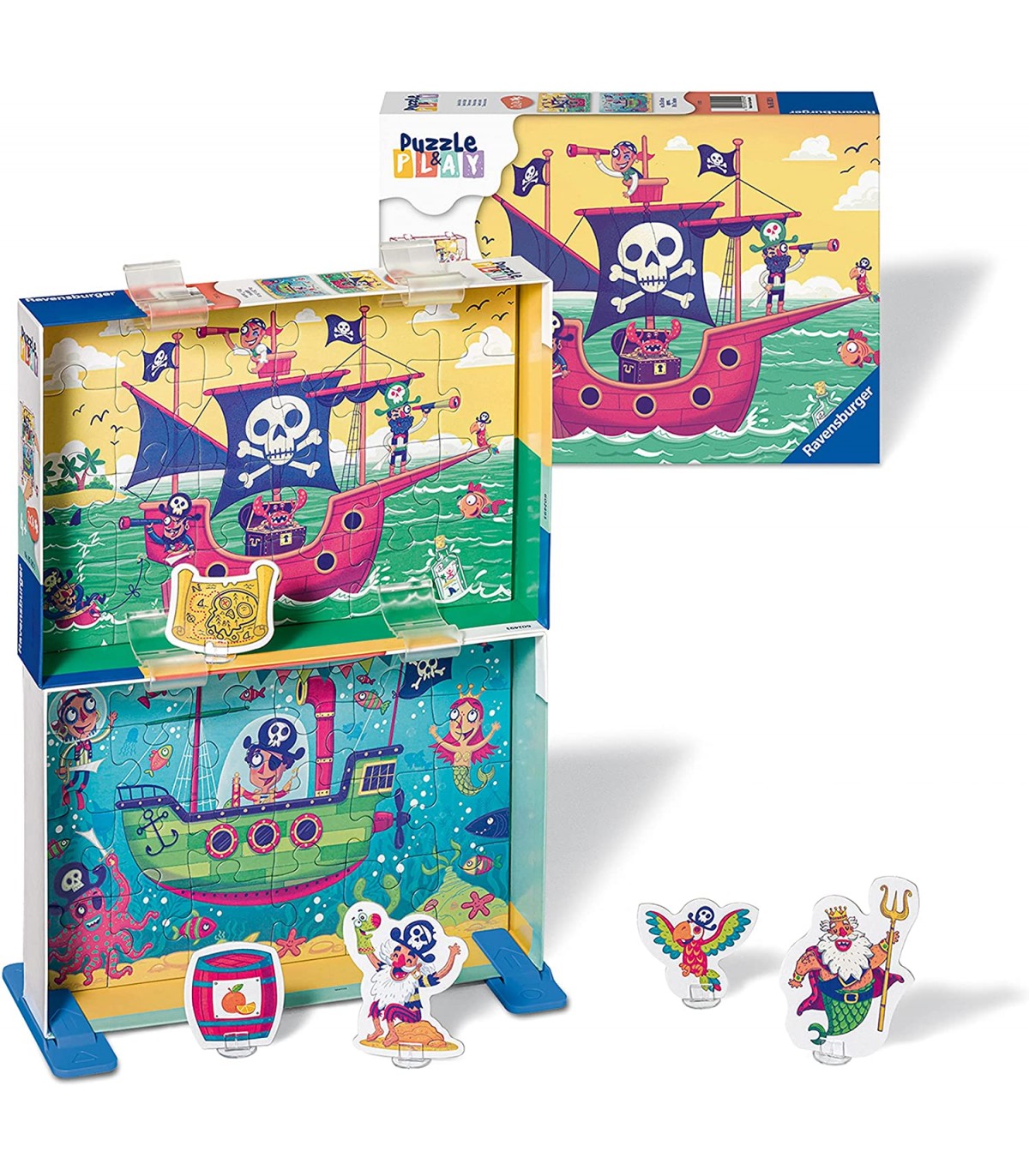 2 Puzzle da 24 Pezzi Puzzle & Play - Terra in Vista