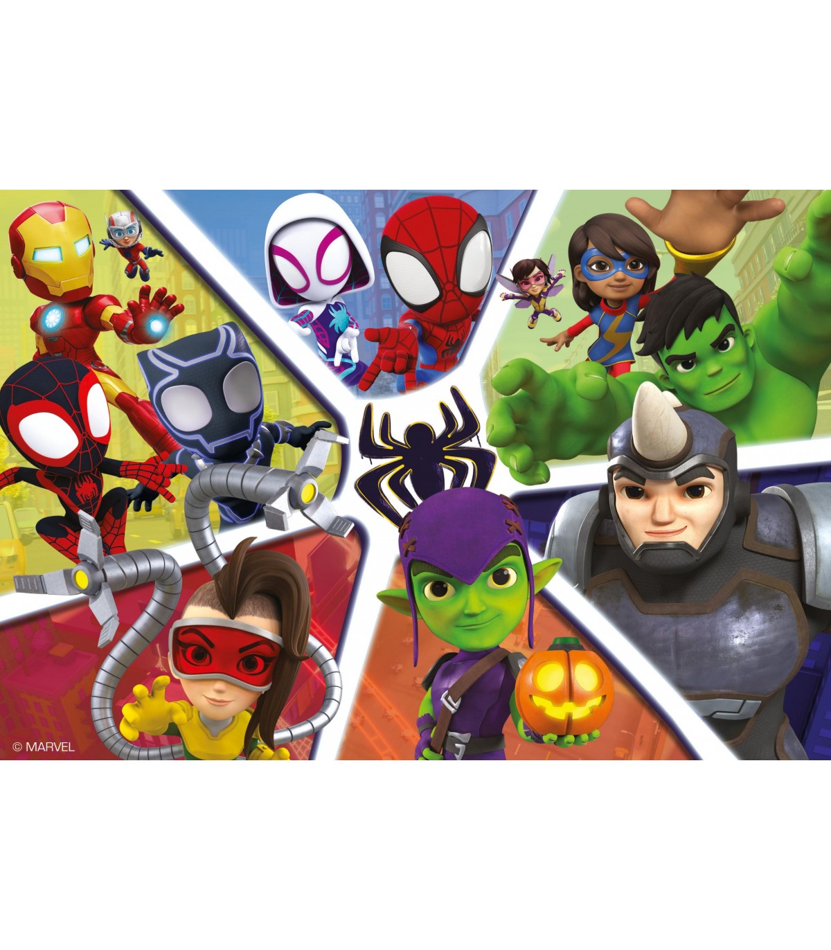 2 Puzzle da 24 Pezzi - Spidey