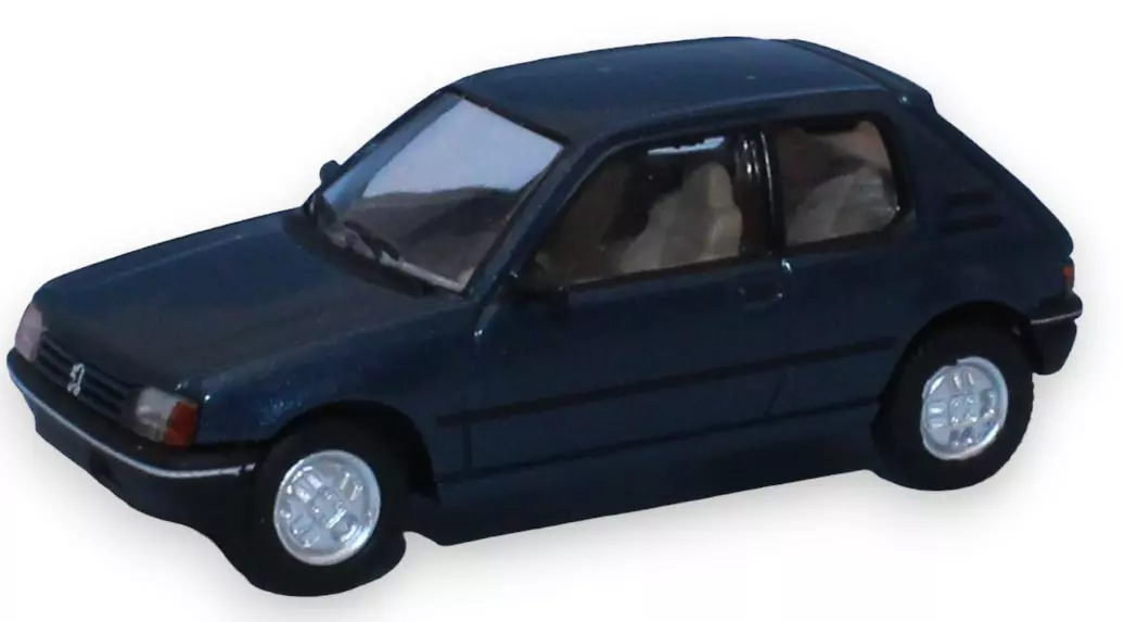 Peugeot 205 XR - SAI 6304 - HO : 1/87 - Blu Ming metallizzato