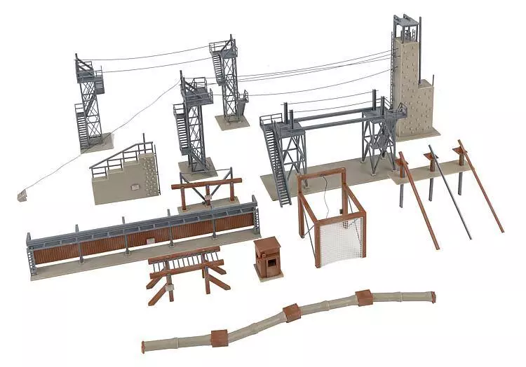 Campo di addestramento militare Faller 144110 - HO: 1/87 - EP V - Konstanzbahn