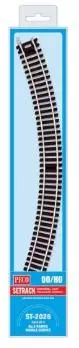 4 binari curvi raggio 438 mm 45° Peco ST2026 - HO : 1/87 - Codice 100