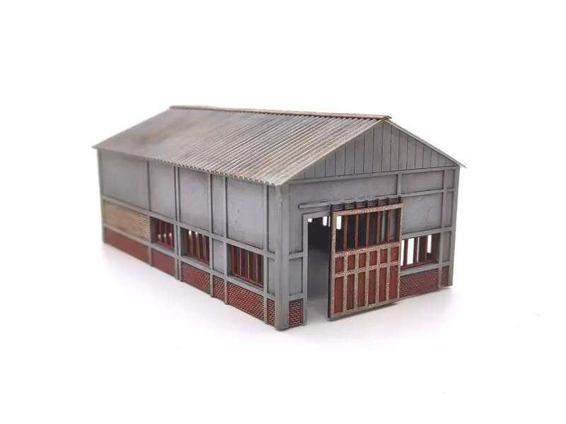 Vecchia officina/fabbrica di lavorazione del legno 206002 - N 1/160 - 123x67x55mm