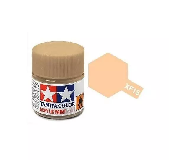 Vernice acrilica - Colore Sedia Mat XF15 - TAMIYA 81715 - 10 mL