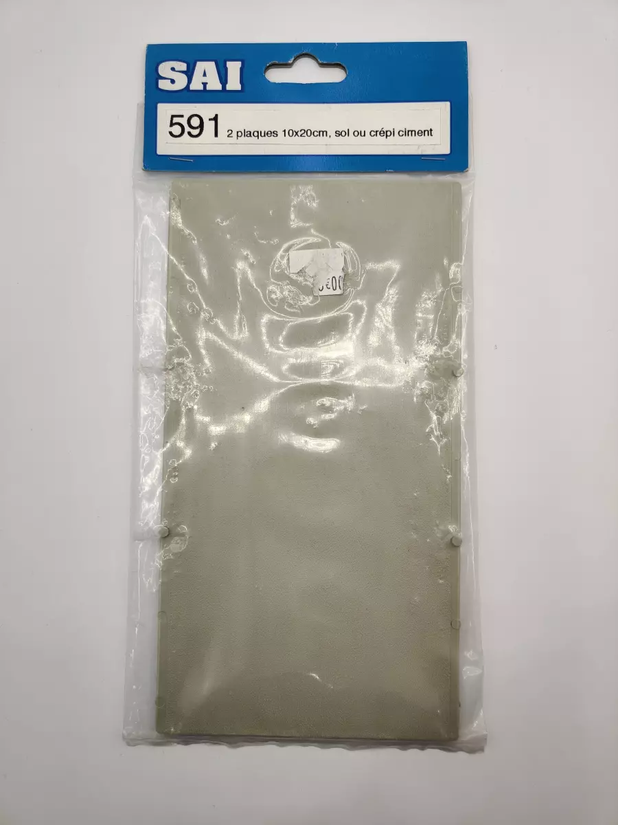 Kit di 2 pannelli per intonaco a pavimento o a cemento