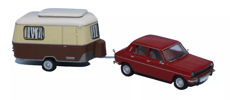 Carrozza Simca 1100 & Caravane Eriba SAI 3471 - HO 1/87 - EP III