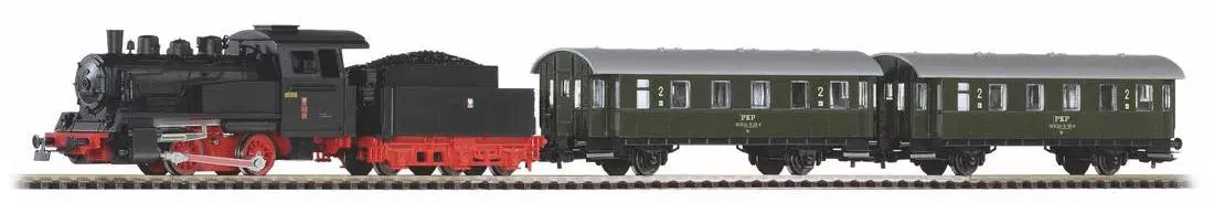 Starter set Piko 97933 Locomotiva a vapore e vagoni passeggeri - HO 1/87 - PKP