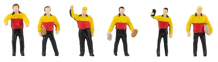 Set di 6 veicoli per la consegna di pacchi - Faller 151611 - HO 1/87