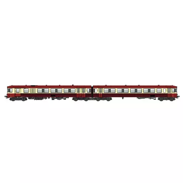 Treno diesel EAD X4687-XR8684 - LS Models 10539 - HO 1/87 - SNCF - Ep IV - Analogico - 3R