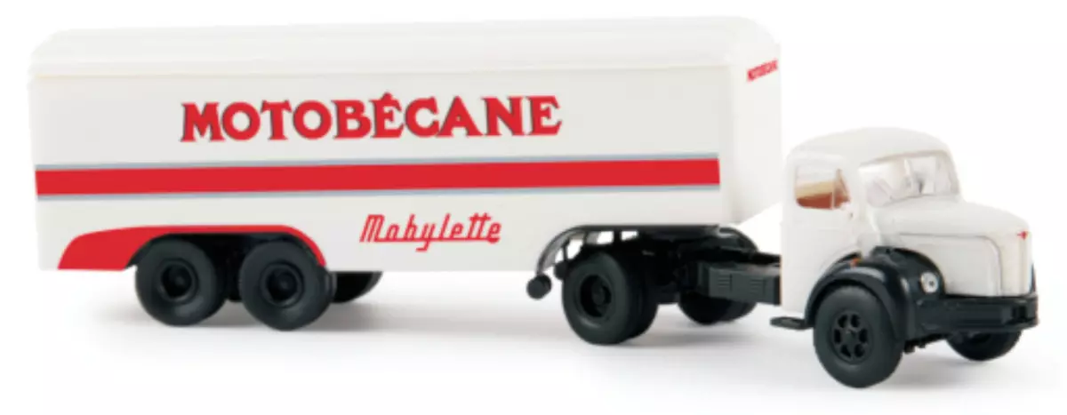 Semirimorchio con trattore Berliet TLR 8 a - SAI 2546 Brekina 85425 - HO : 1/87