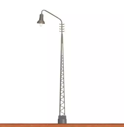 Lampada da terra a LED in metallo - BRAWA 84015 - HO 1/87