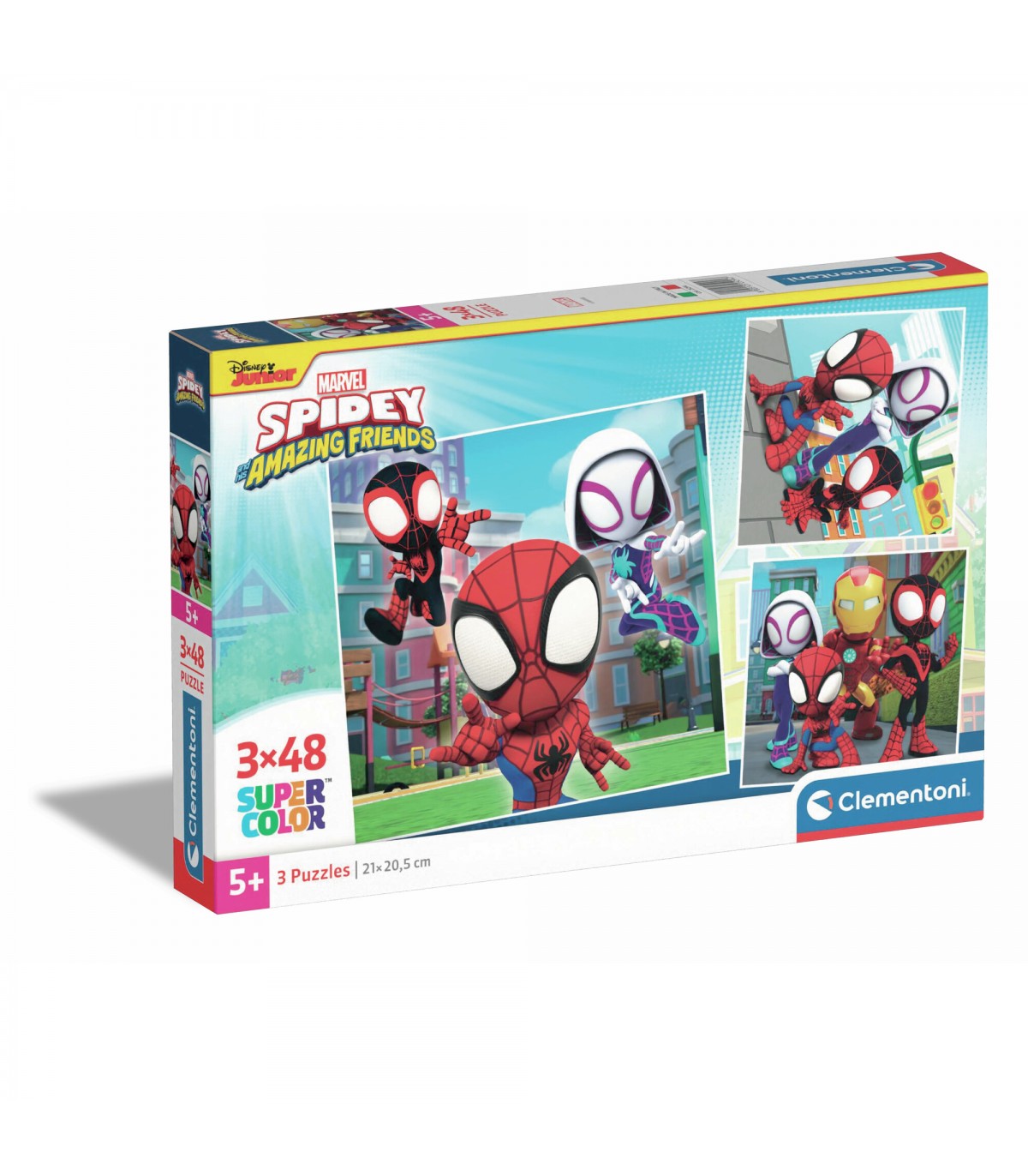 3 Puzzle da 48 Pezzi - Spidey