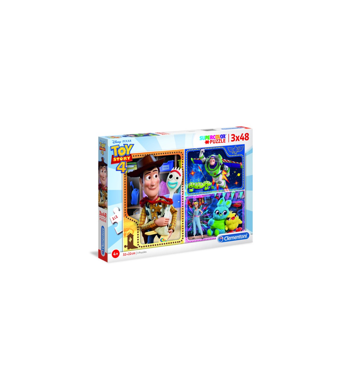 3 Puzzle da 48 Pezzi Toy Story 4