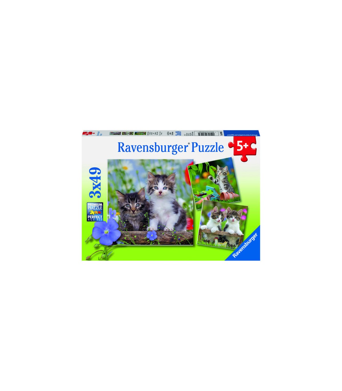 3 Puzzle da 49 Pezzi - Gattini