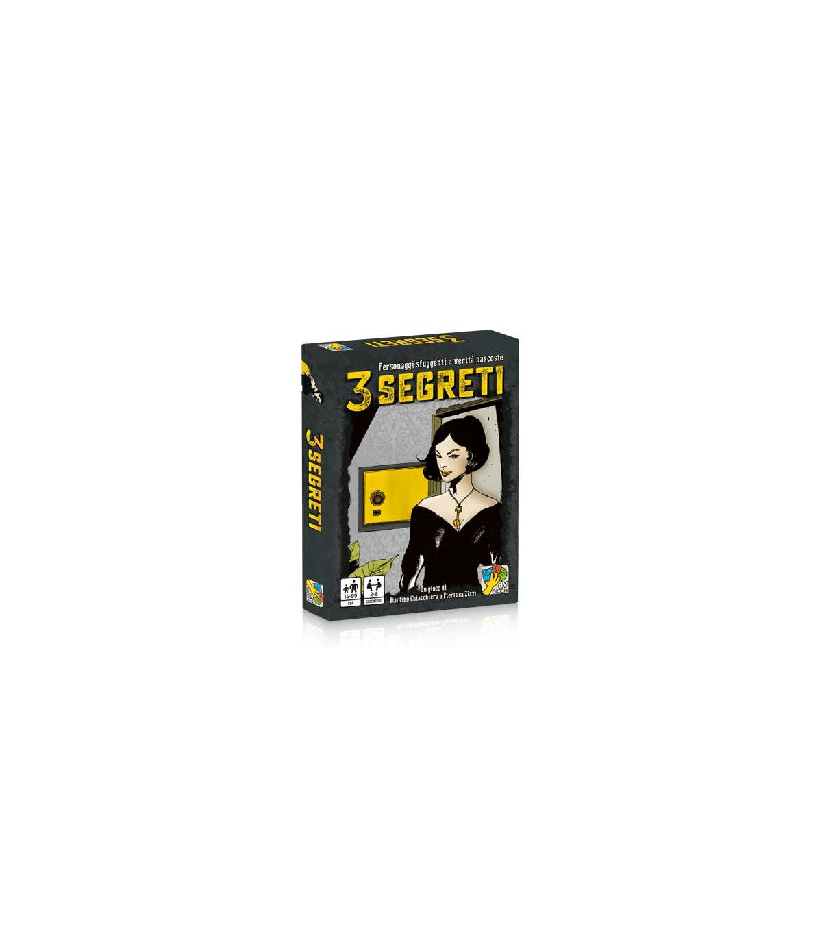 3 Segreti - Gioco di Investigazione Cooperativo per 2-8 Giocatori, Avventura di Mistero, Durata 15 Minuti, Età 14+