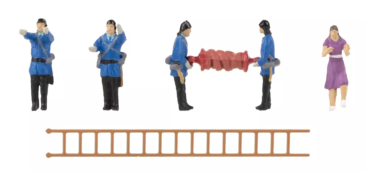 5 figure - FIREMAN Epoch III - Faller 151639 - HO 1/87