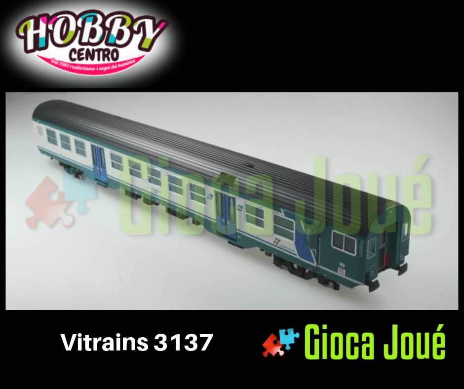 Vitrains 3137 - Carrozza FS semipilota passante MDVC livrea XMPR