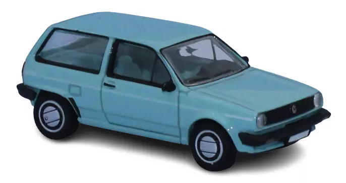 VW Polo II Fox turchese PCX 870334 - HO 1/87