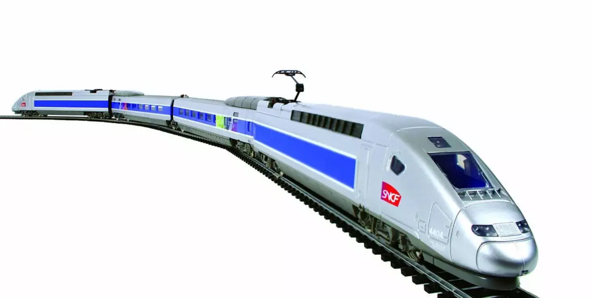 Set di partenza TGV POS Mehano T111 - HO: 1/87 - con tappetini per scenari