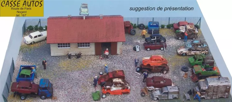 Casse Automobile / Épaves de Voitures - SAI 167 - HO 1/87 - EP III