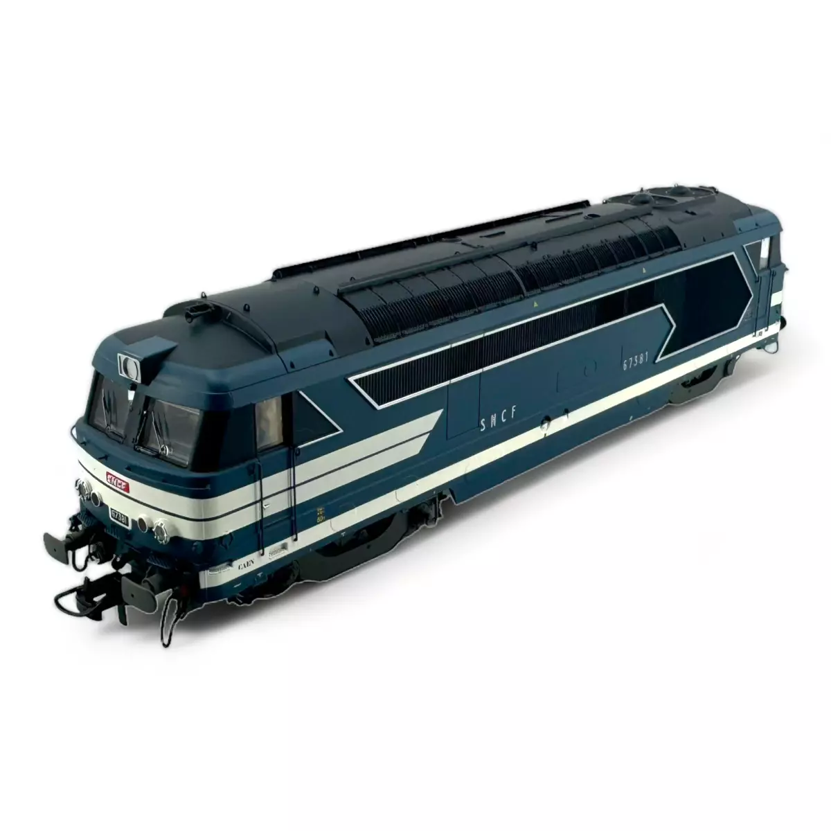 BB 67381 Locomotiva diesel analogica - REE Models MB151- HO 1/87 - SNCF - EP IV
