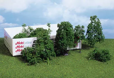 15 Alberi e arbusti - Verde medio - HEKI 1632 - Scala HO / TT / N / Z