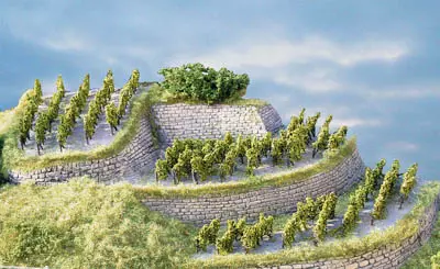 Kit vite + fogliame - Verde chiaro - HEKI 1535 - Scala HO / TT