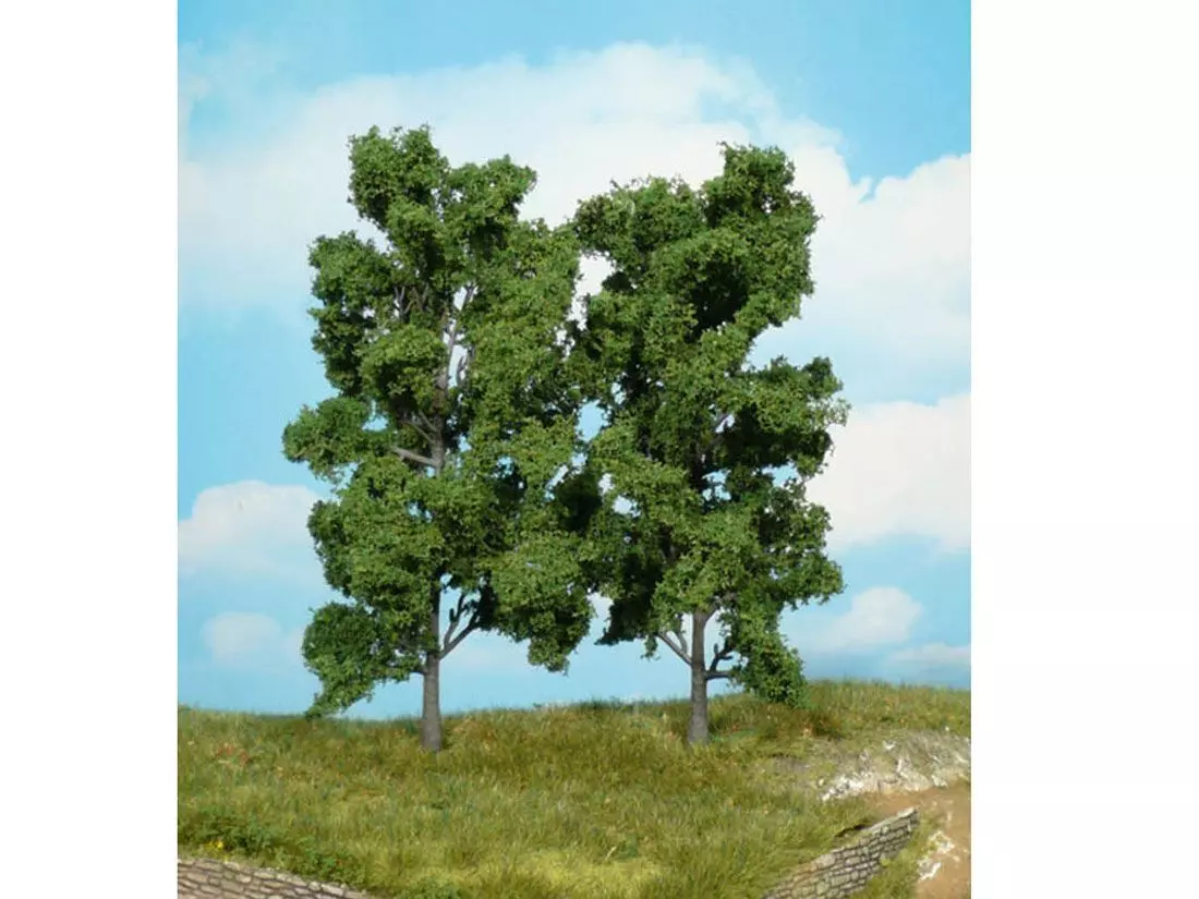 2 faggi - Verde scuro - HEKI 1912 - Scala HO / TT - 180 mm