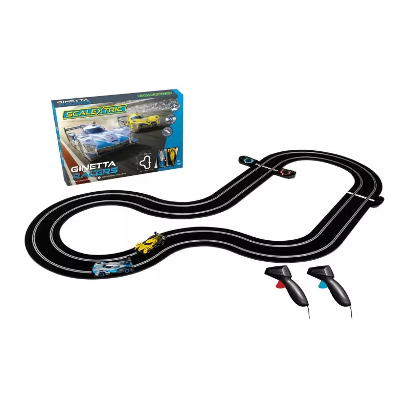 Set di piste Ginetta Racers - Scalextric C1412P - I 1/32 - 1910 x 1320 mm