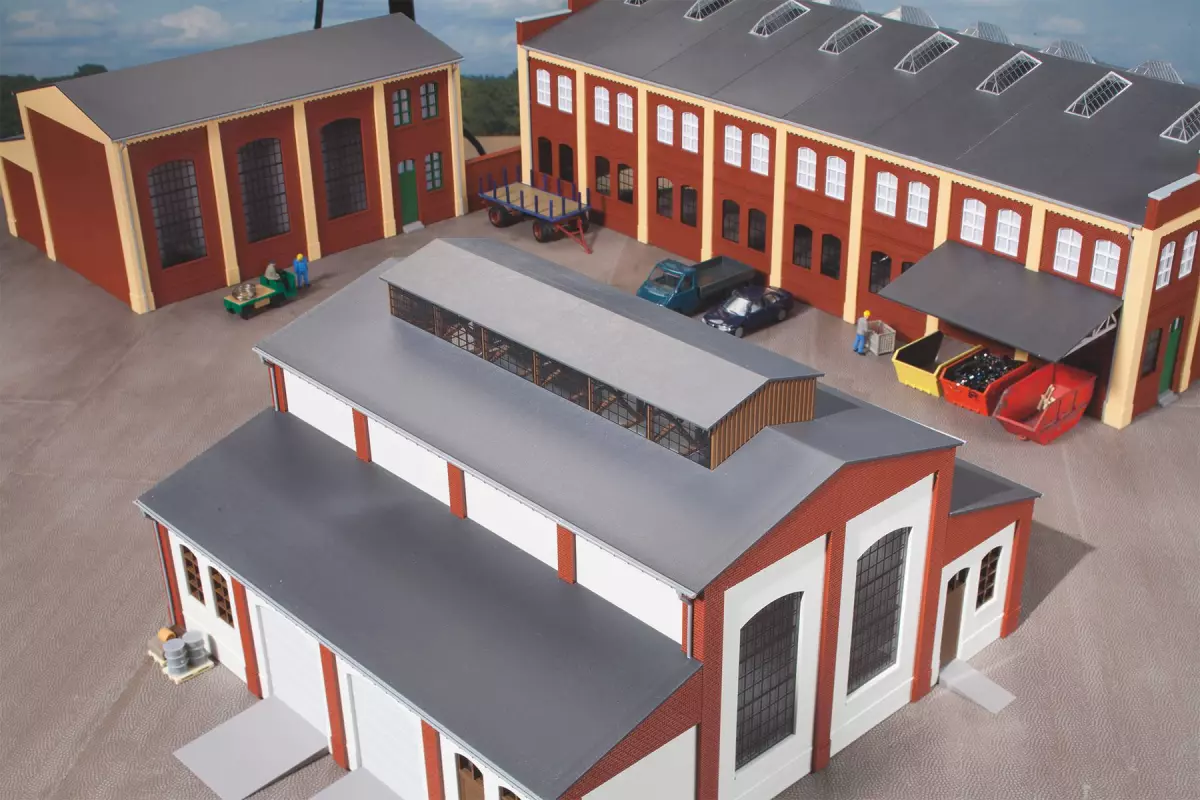 Tetto con illuminazione sopraelevata - AUHAGEN 80303 - HO 1/87