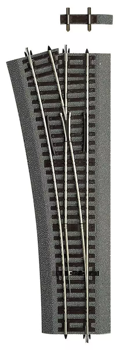 Deviatoio sinistro Wl15 - R 873,5 mm- 15° -Roco 42532 HO 1/87 - Codice 83 [ROCO LINE] Tel.