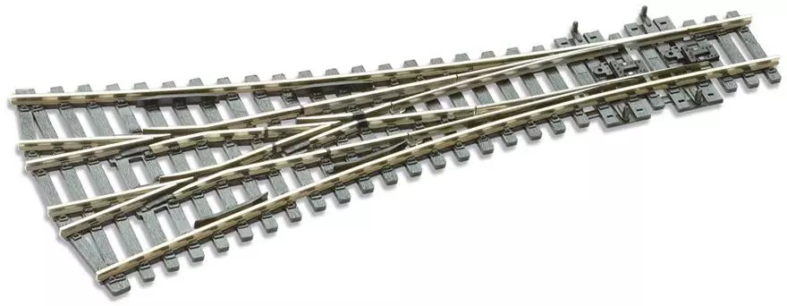 Aiguillage triplo 12° Peco SL99 Insulfrog 220 mm codice 100 - R 610 mm - HO 1/87