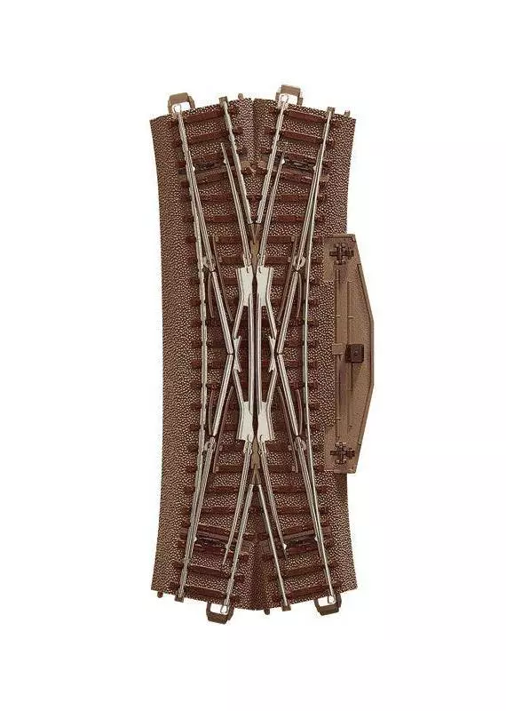 Doppio incrocio R2 24,3° Trix 62624 - 188,3 mm - HO: 1/87 - Codice 83 - Binario C