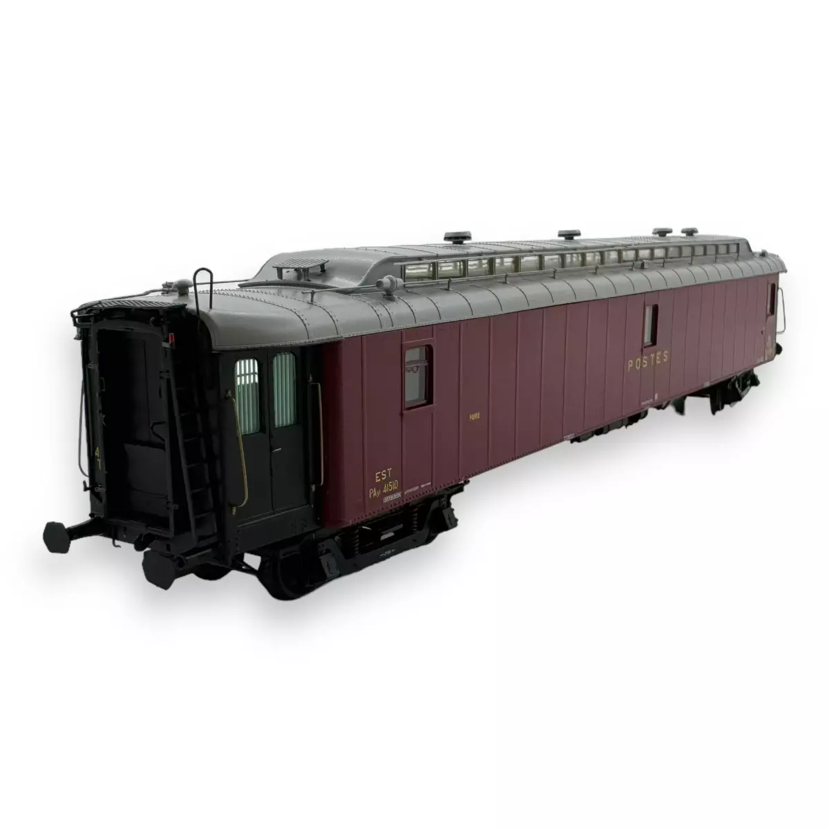Voiture postale OCEM 21,6m AMBULANT "EST" n°41510 REE MODELES VB081 SNCF HO 1/87