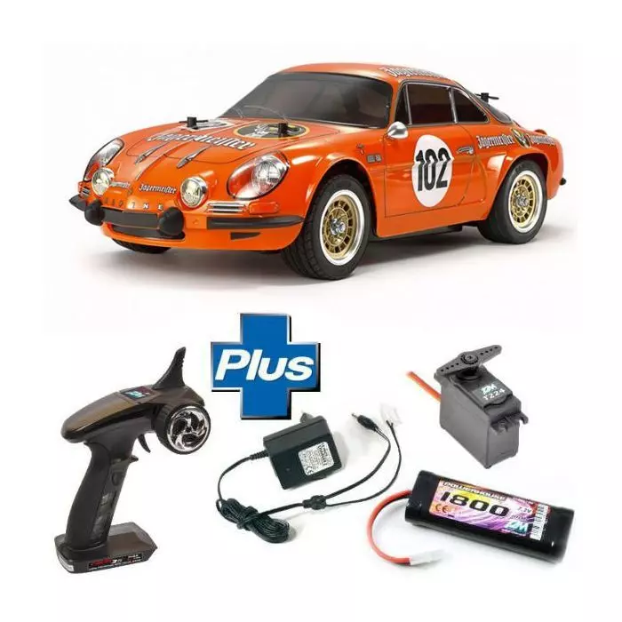 Voiture électrique - Alpine A110 Jagermeister en KIT - Tamiya 58708L - 1/10
