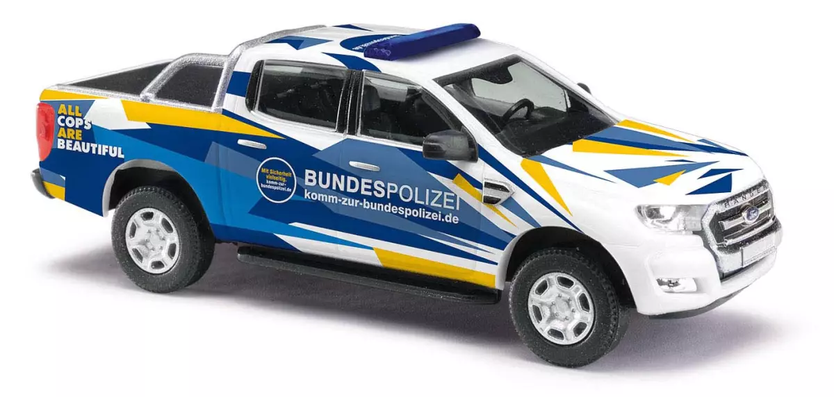 Veicolo Ford Ranger - Polizia federale BUSCH 52822 - HO 1/87
