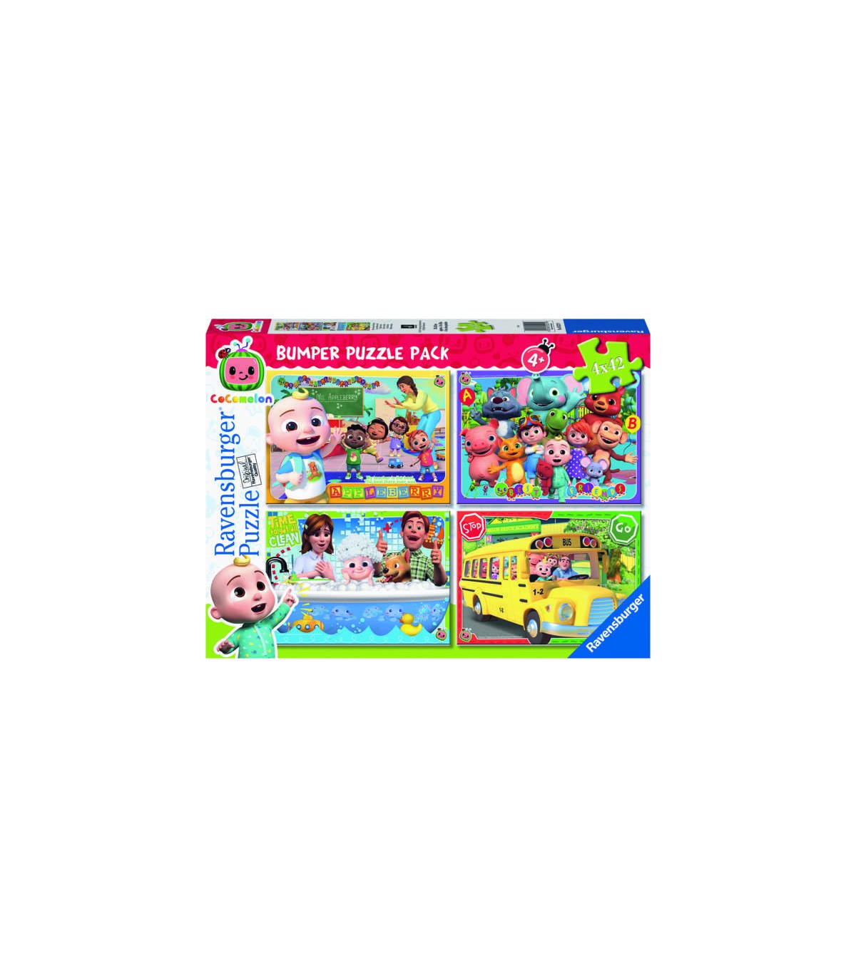 4 Puzzle da 42 Pezzi - Cocomelon