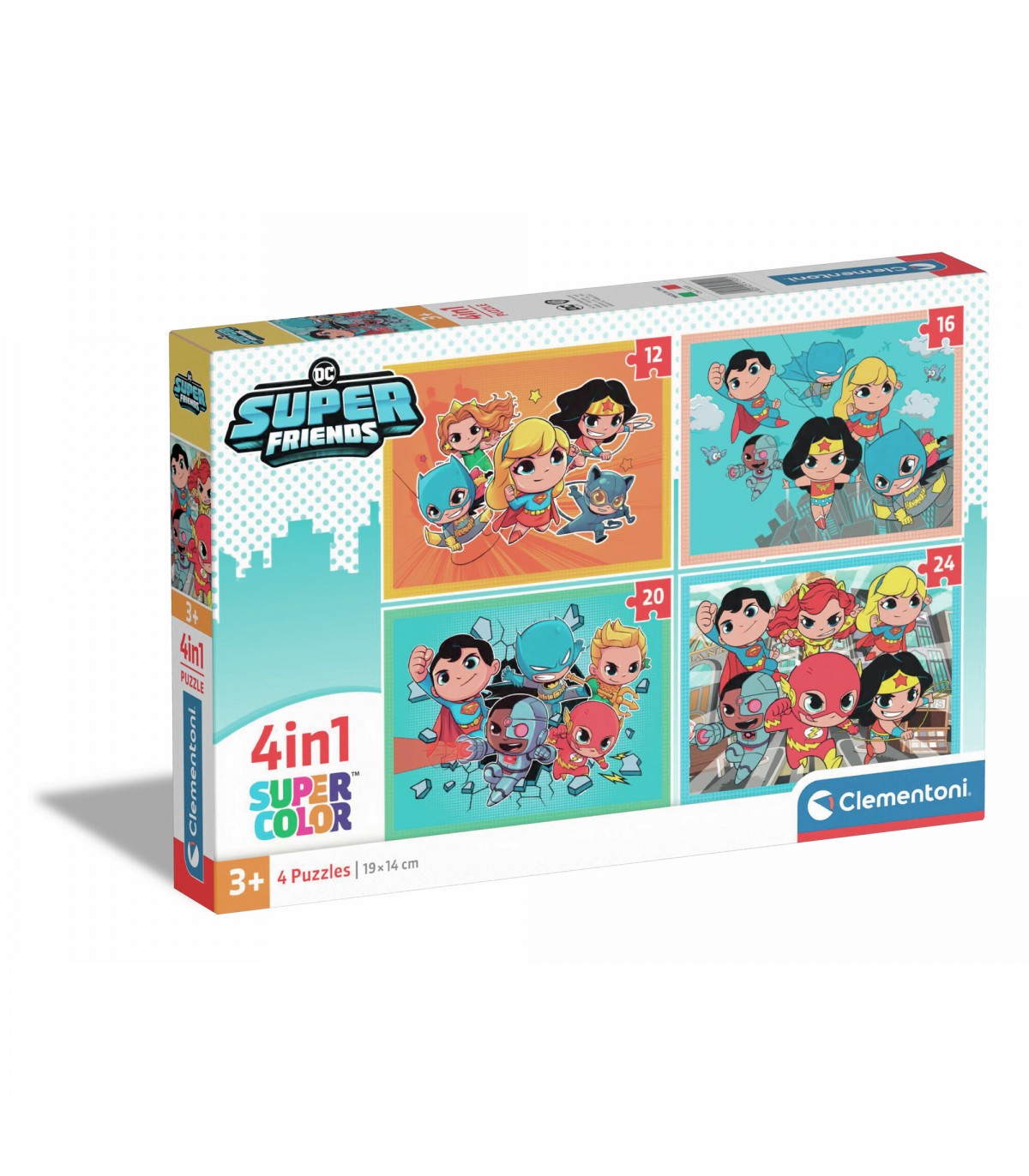 4 Puzzle in 1 - DC Superfriends