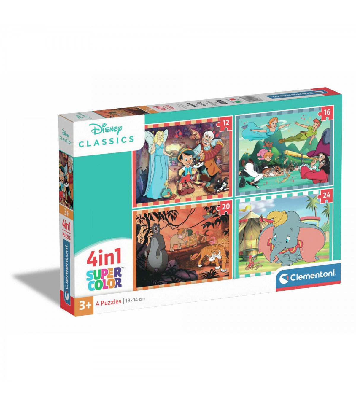 4 Puzzle in 1 - Disney Classics