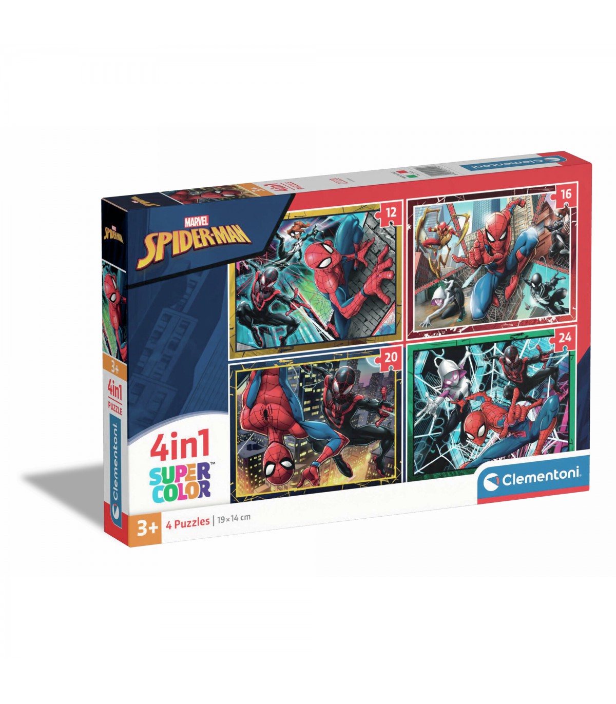 4 Puzzle in 1 - Marvel Spider-Man