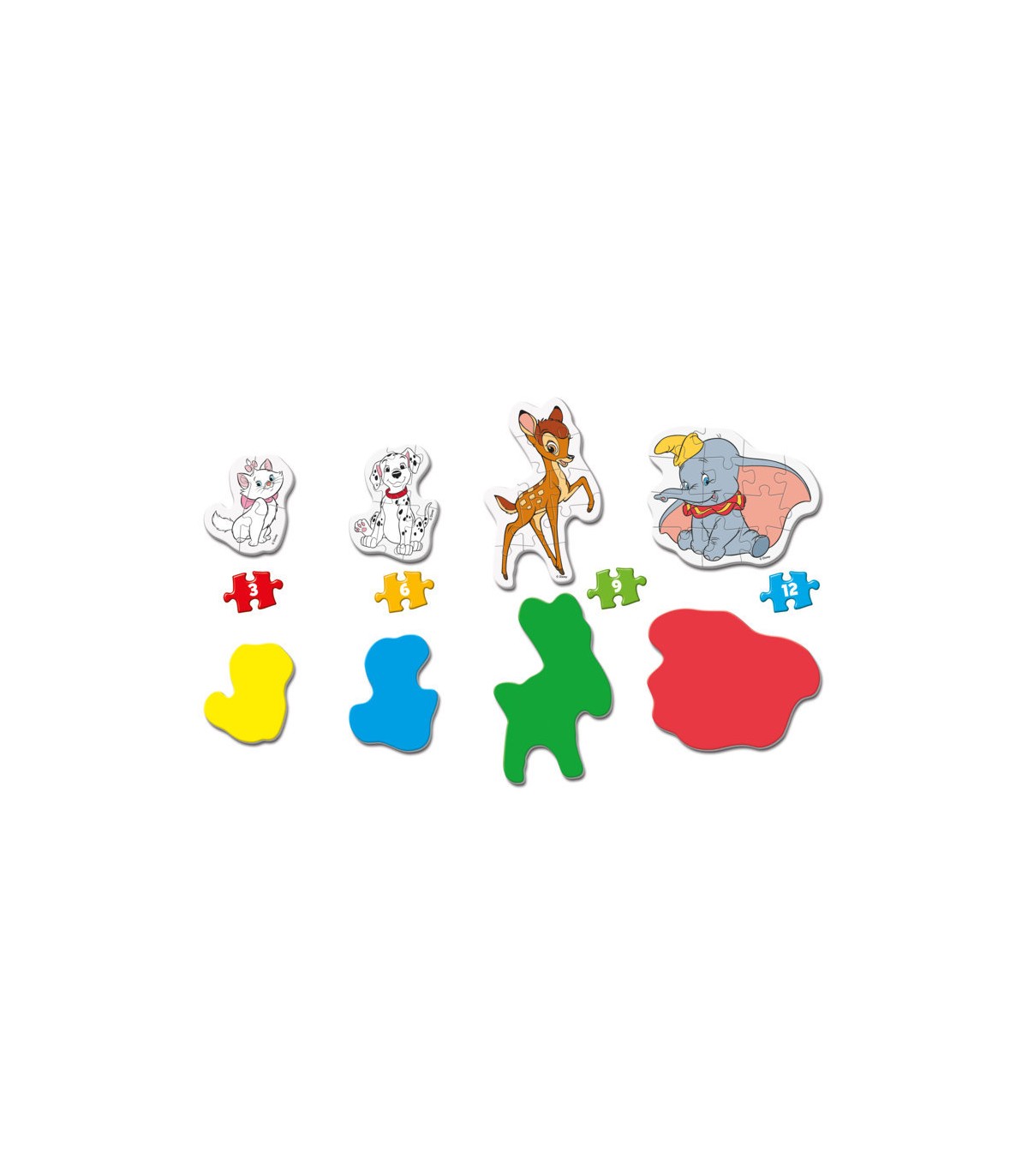 4 Puzzle in 1 - My First Puzzle: Animal Friends