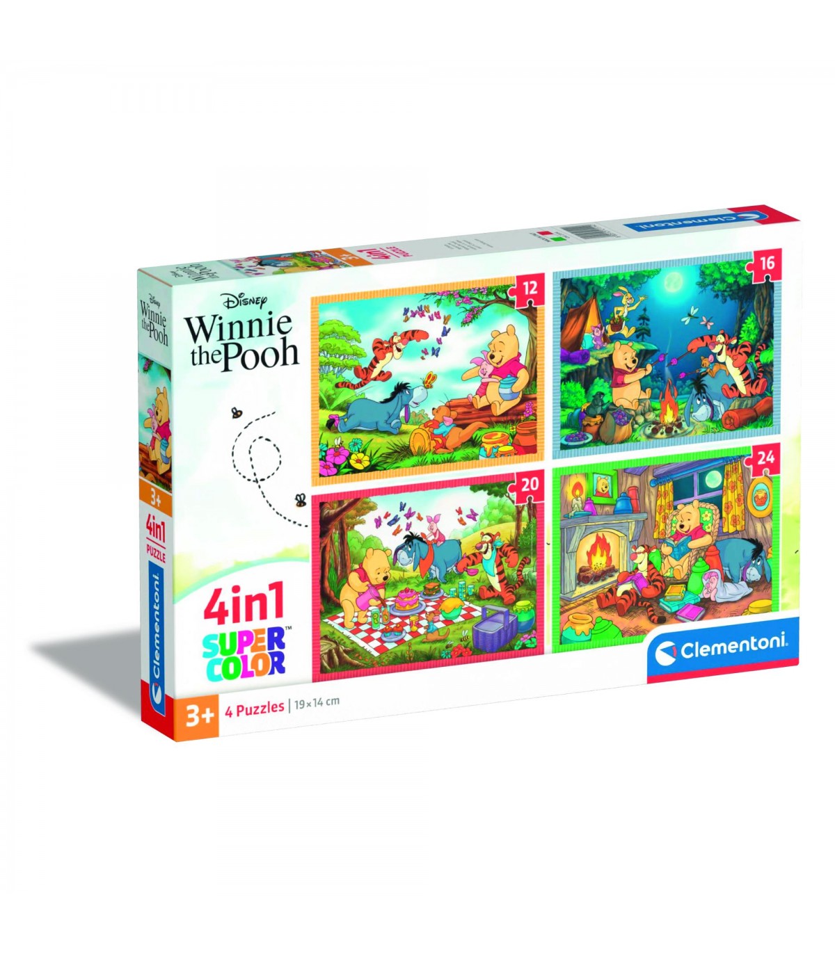 4 Puzzle in 1 - Winnie the Pooh