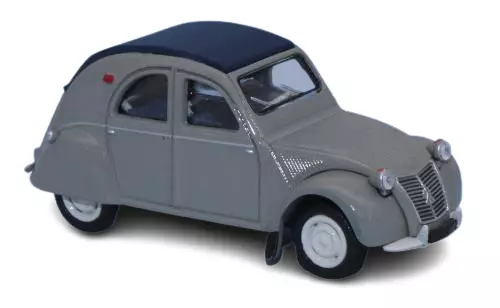 1958 Citroën 2cv AZLP, grigio, capote chiusa SAI 6001 - HO 1/87