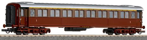 Roco 45695 - Carrozza FS, livea castano isabella.Tipo 1921 1CL. Fs Az 20215