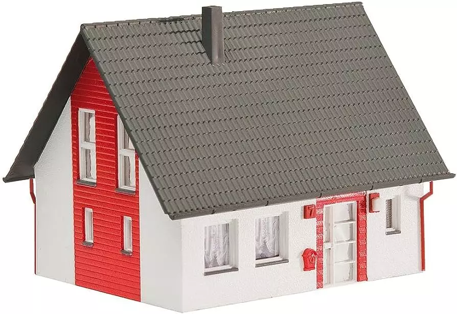 Casa indipendente rossa HO 1/87