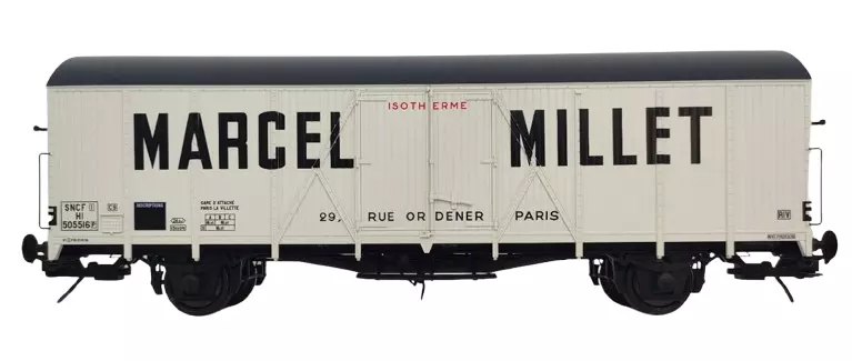 Carro frigorifero Marcel Millet - Lenz 42224-30 - SNCF - 0 1/43 - 2R - EP III