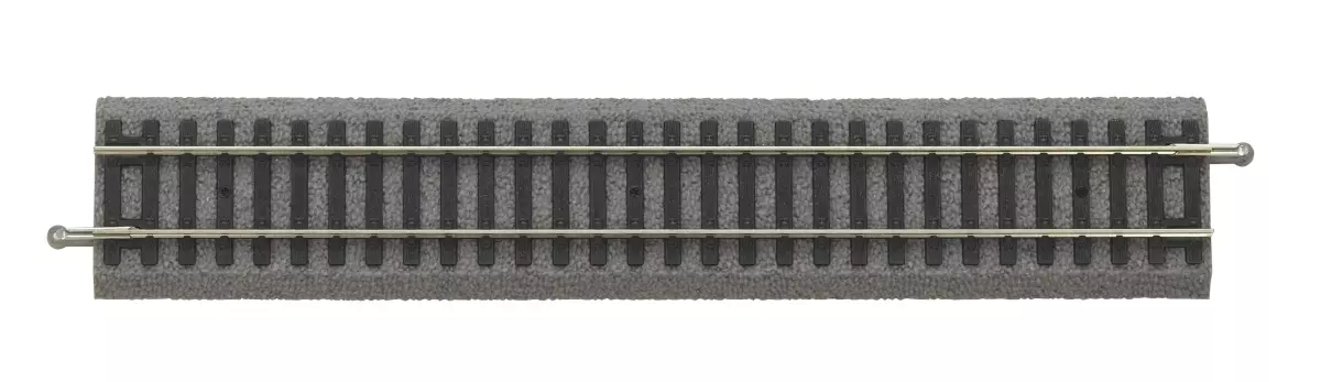 Ballast Rail droit A-Track G231 PU6 - 231 mm PIKO 55401 - HO 1/87