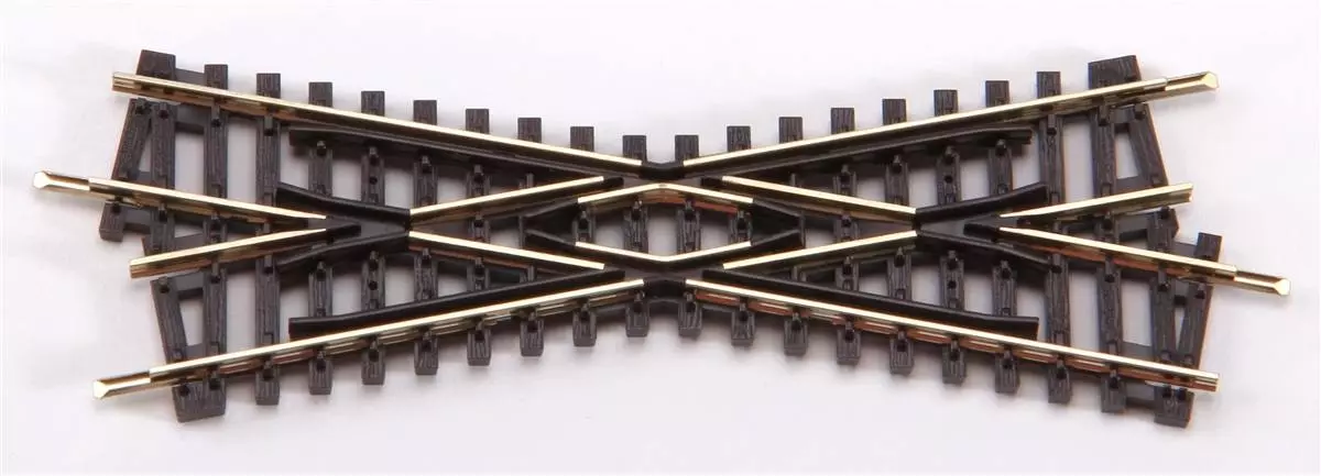 Croisement angle de 22° longueur 87 mm - Peco ST50 - Echelle N: 1/160ème