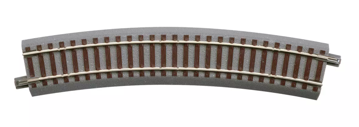 Rotaia curva GEOLINE GB22.5 - R 502,7 mm - 22,5° - ROCO 61128 - HO 1/87 Codice 83