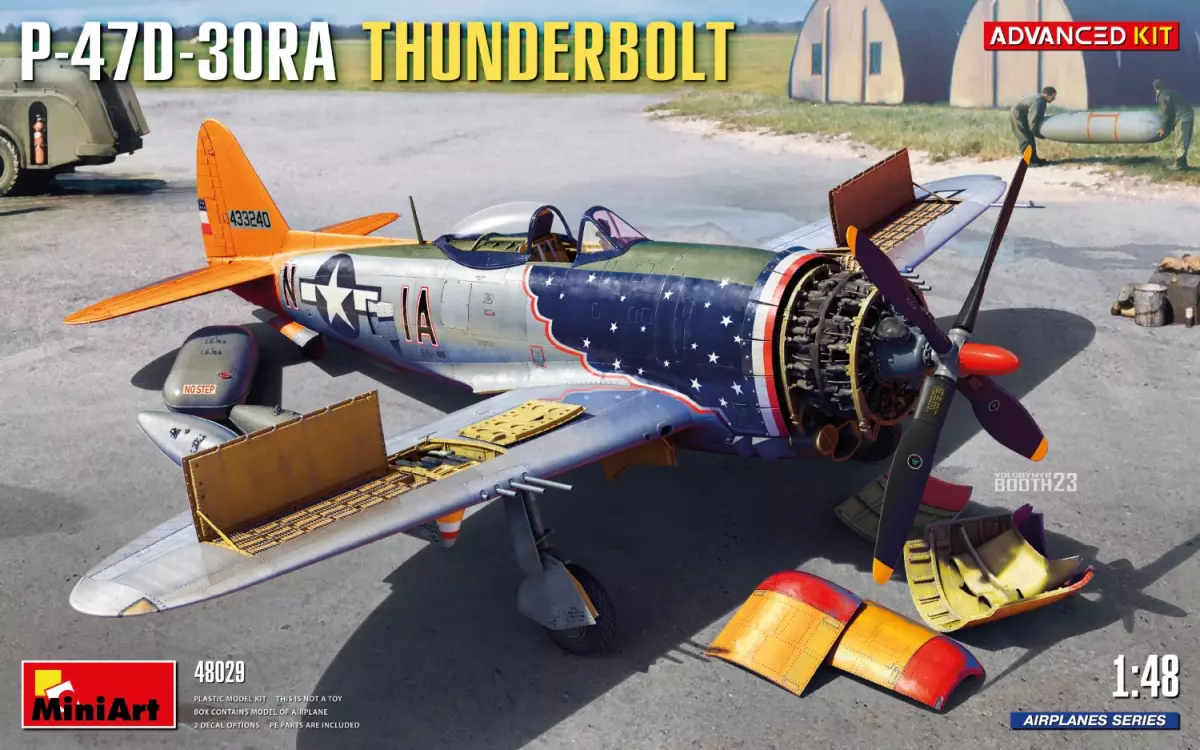 Avion de chasse Republic P-47 Thunderbolt - Miniart 48029 - 1/48